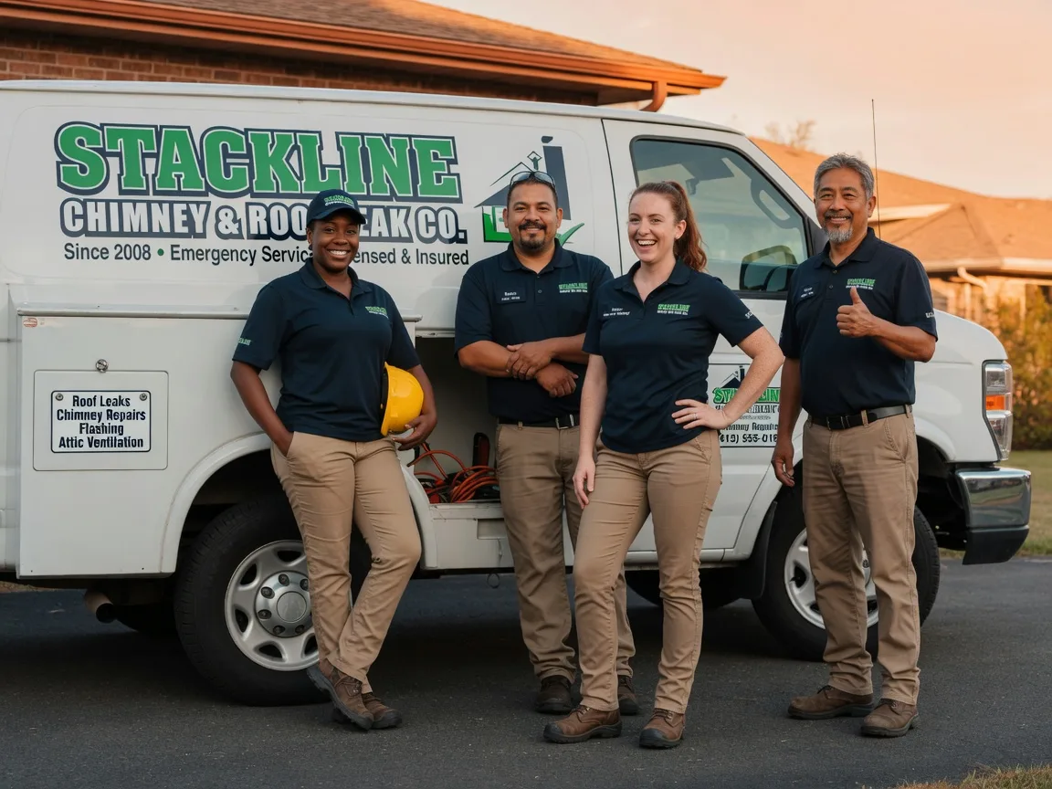 Chimney flashing repair company in Acampo, CA